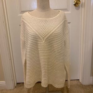 H&M Fuzzy Cream Sweater